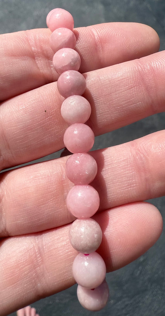 Pink Opal 8mm Bracelet - Crystal wonderland By Lisa