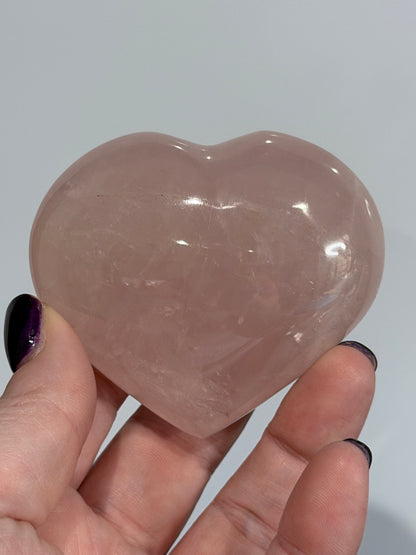 Rose Quartz Heart – C 7cm