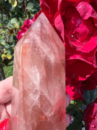 Fire Quartz Tower – 13cm | 355g