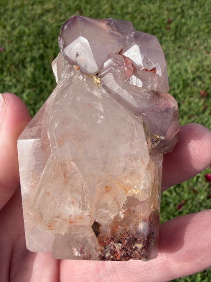 Large Included Amethyst Cluster Point– 215g | 8.5cm
