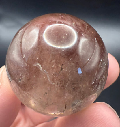 Smoky Quartz Sphere with Rainbows – 60g | 3.5cm A