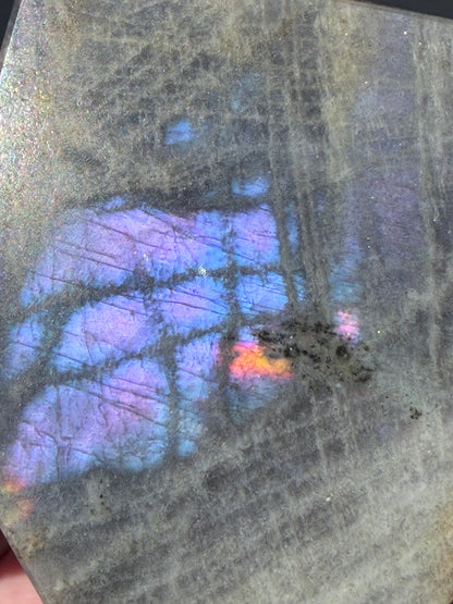 Labradorite Crystal Freeform – Multicolour Flash | 122g

Enhances intuition and psychic awareness