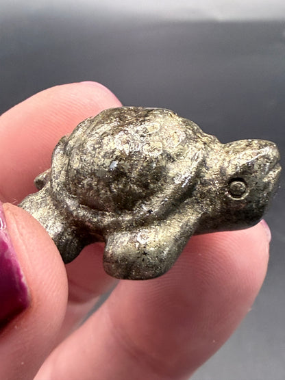 Pyrite Turtle – Strength, Luck & Protection