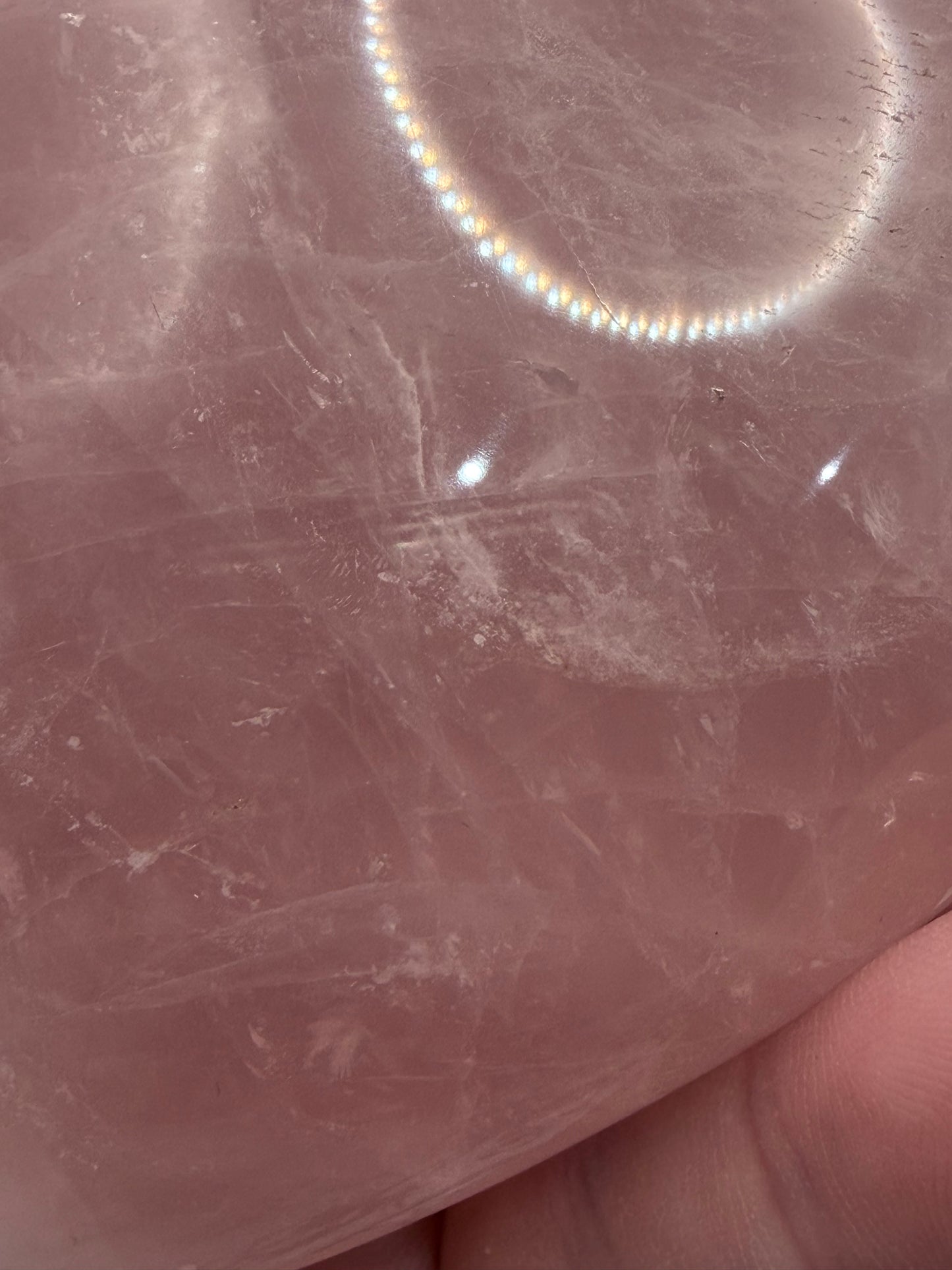 Large Rose Quartz Heart with Stand – Love & Heart Healing (314g | 8.8 × 8.3cm)