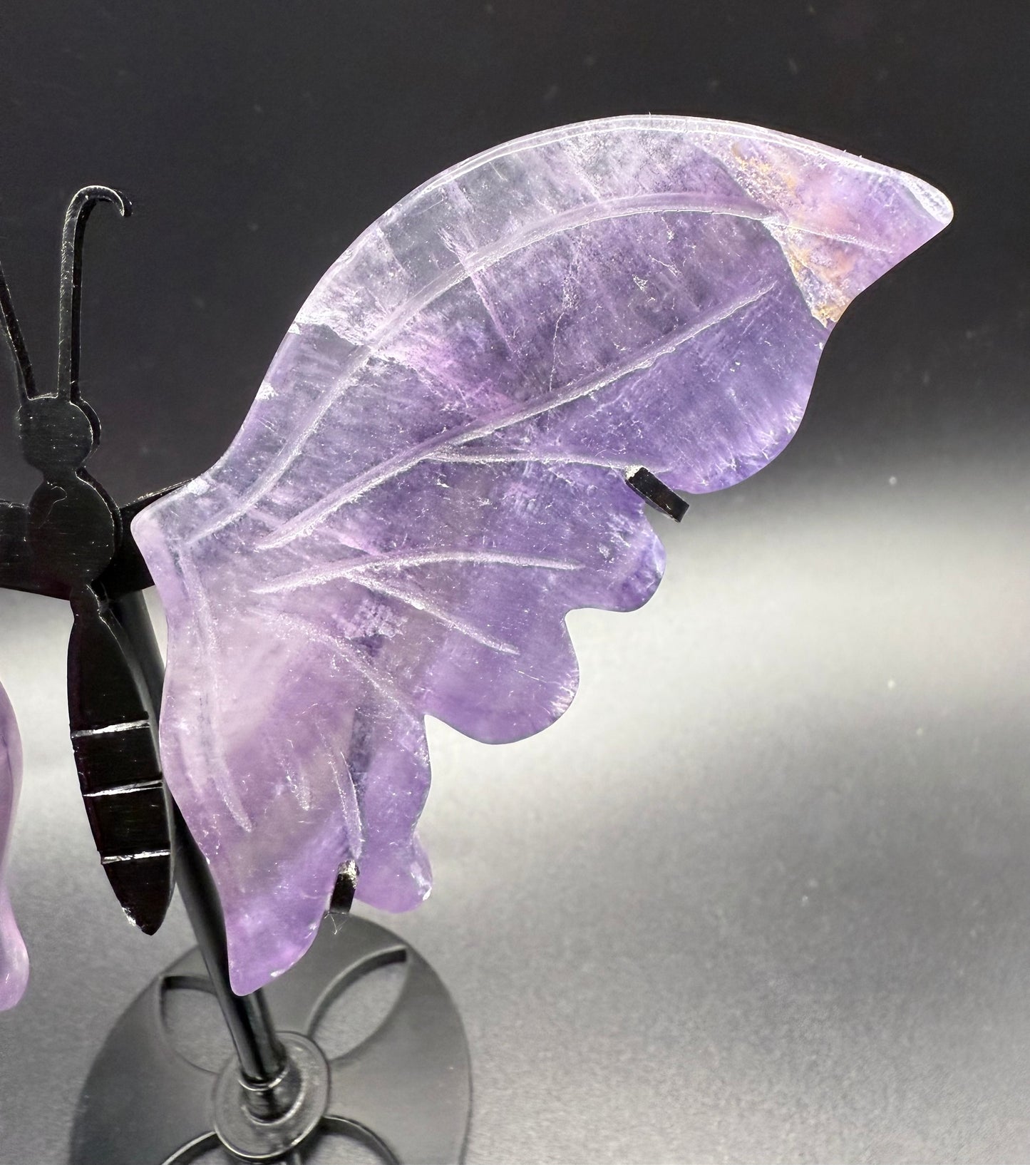 Amethyst Butterfly with Stand