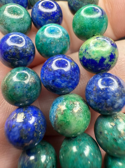 Azurite Lapis Lazuli Bracelet 8mm