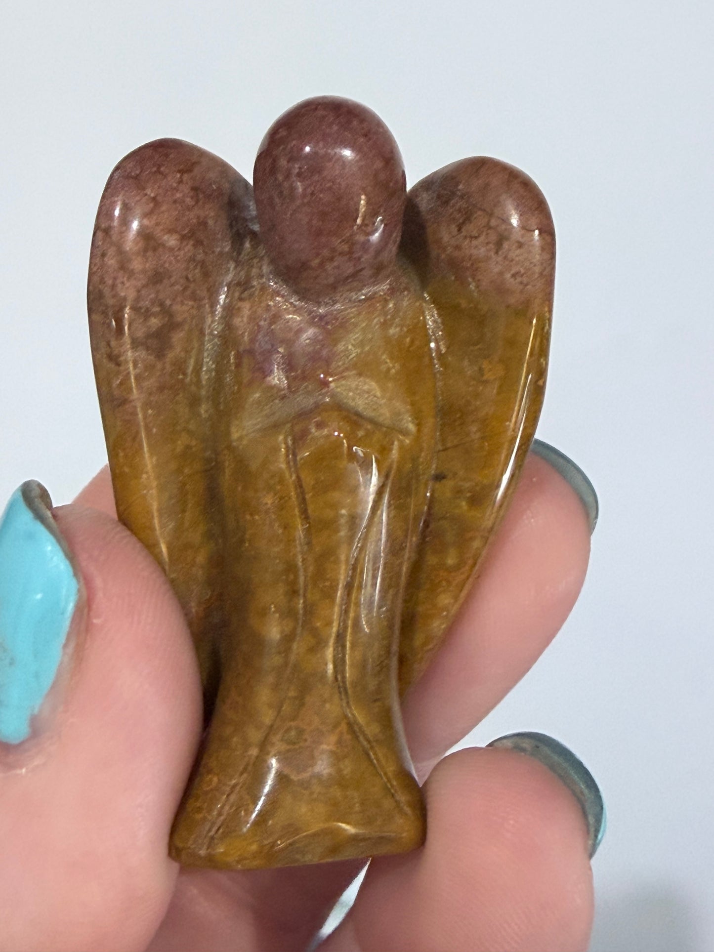 Ocean Jasper Angel Carving – 5cm B -