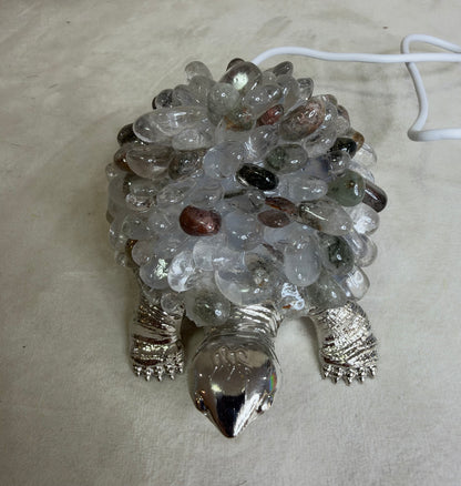 Garden Quartz Turtle Colour Changing USB Lamp