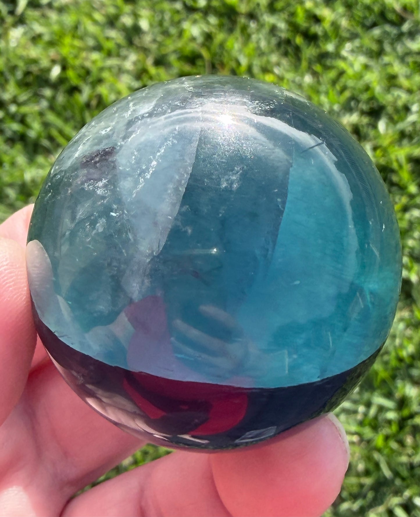 Blue Fluorite Sphere – 4.7cm | 173g