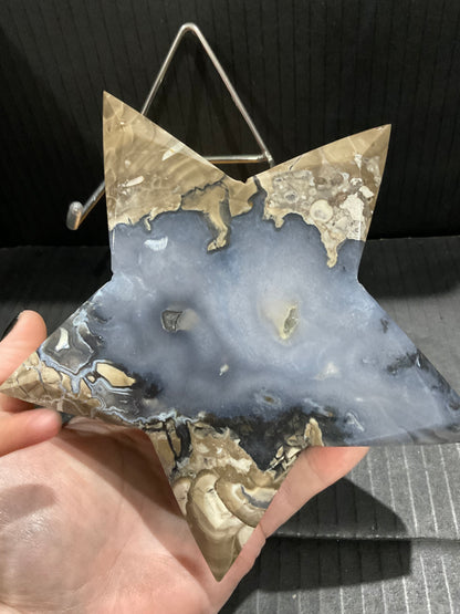 Volcano Agate 1kg Star on Stand