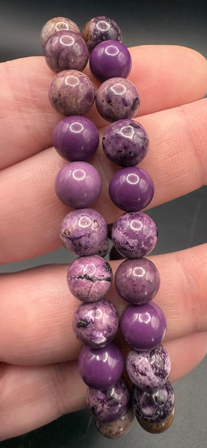 Phosphosiderite 8mm Bracelet