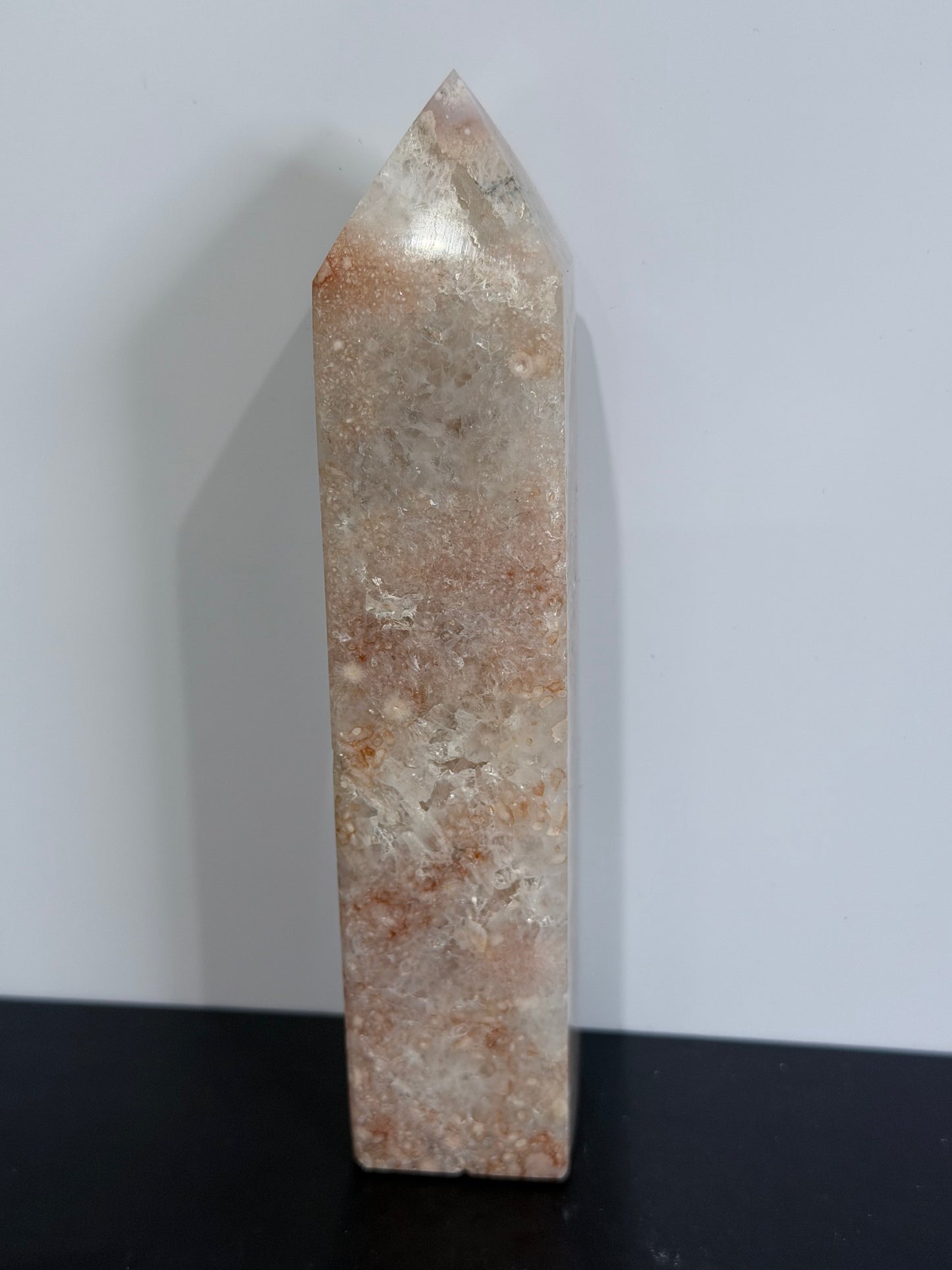Pink Amethyst Quartz-Rich Tower 14.2cm 300g