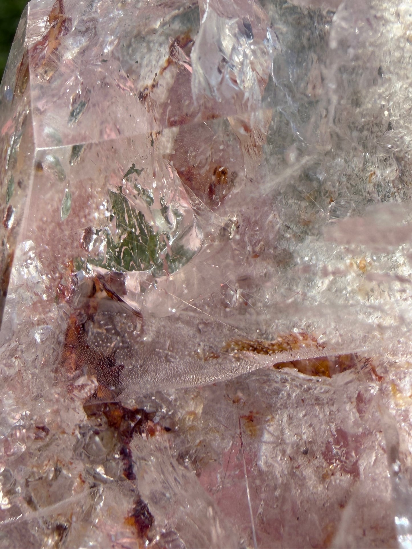 Included Clear Quartz Freeform – Madagascar Origin | Natural Inclusions | 135g