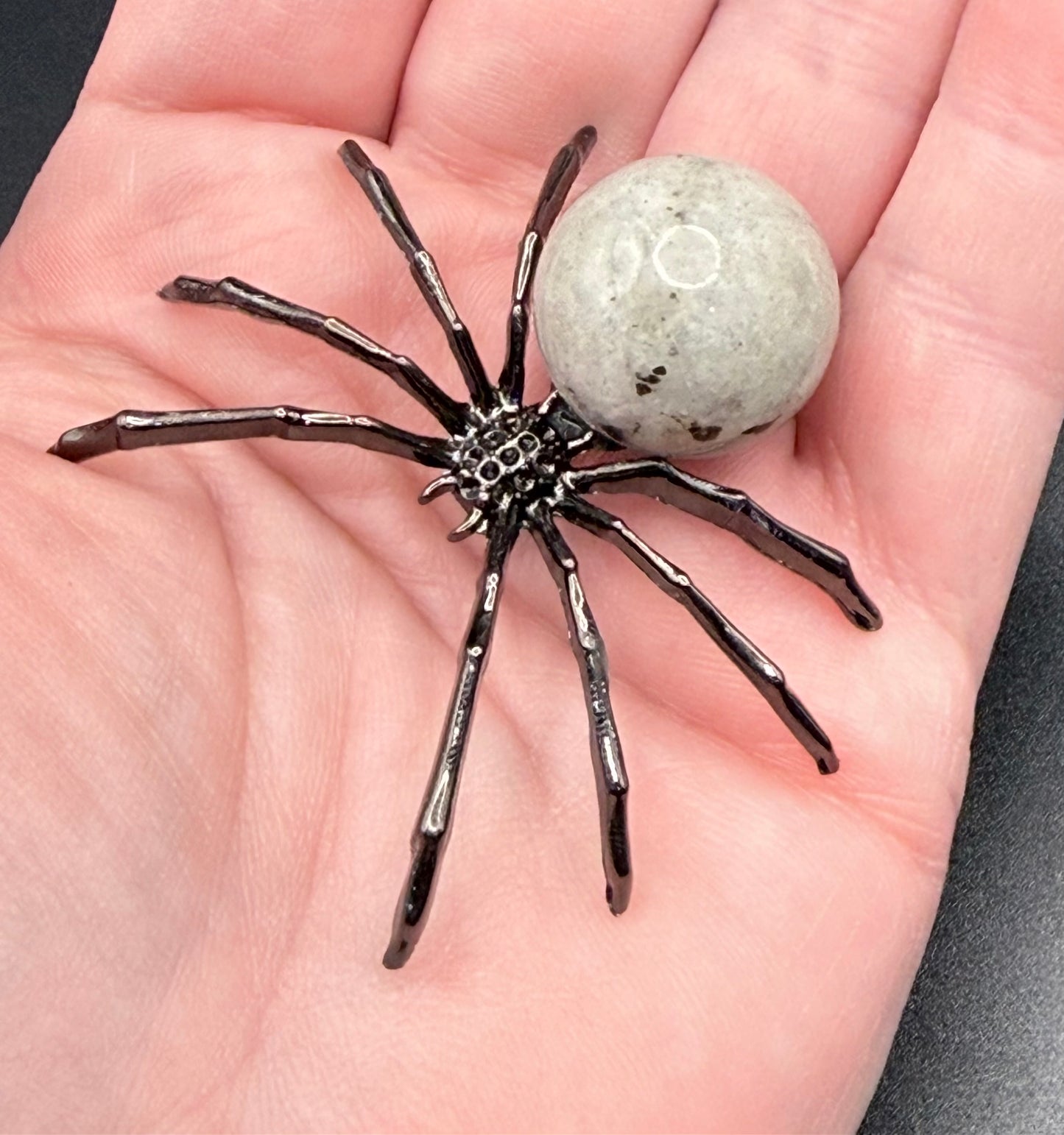 Moonstone Crystal Spider