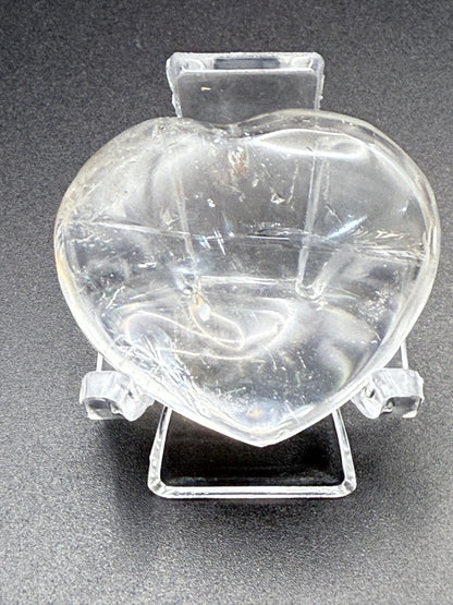 Clear Quartz Heart – 3cm (Intuitively Chosen)