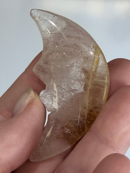 Crystal Moon Face Carvings – Choose Your Own