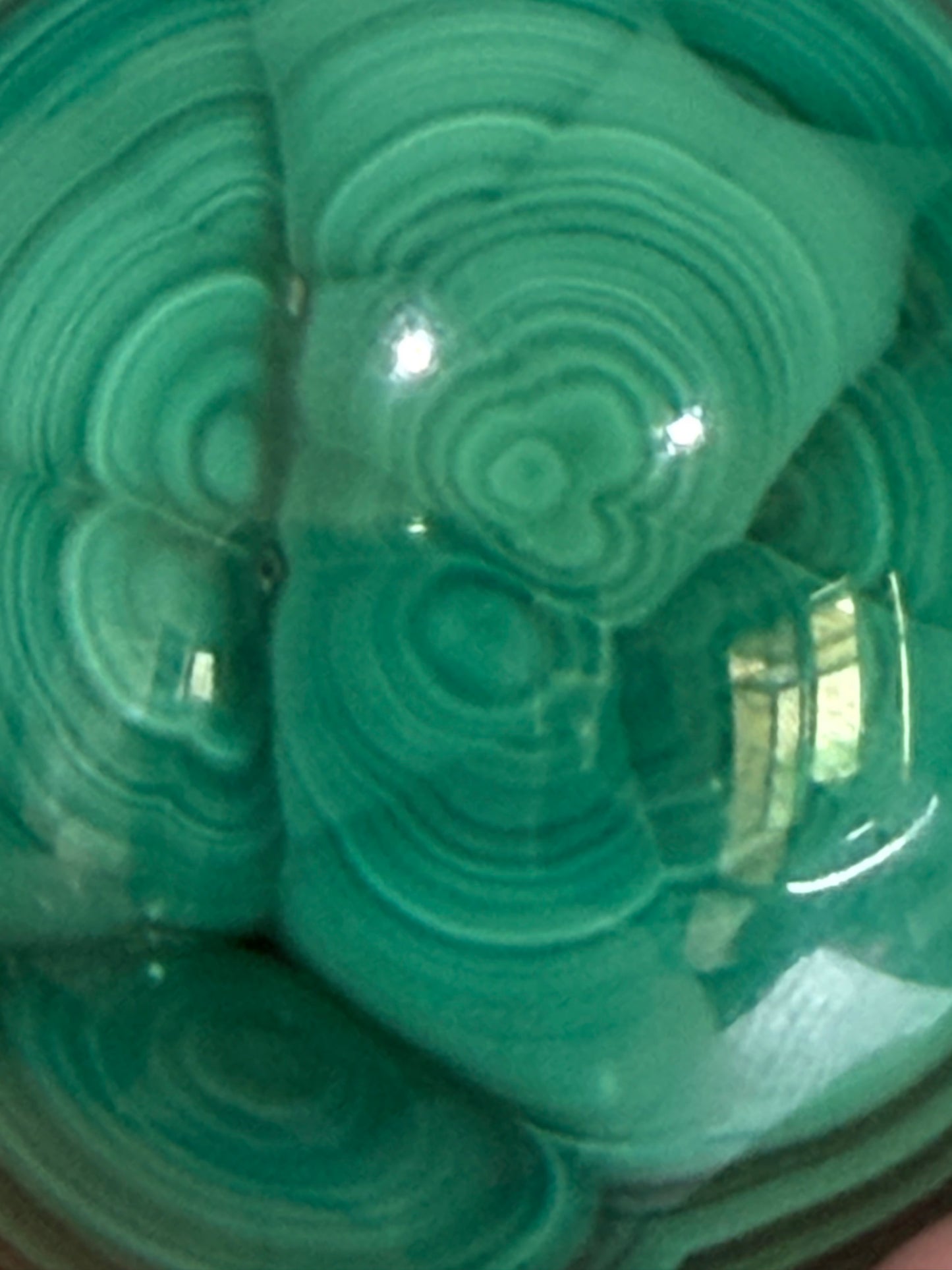 Malachite Sphere Premium– Exceptional Banding | Madagascar 3.5cm -