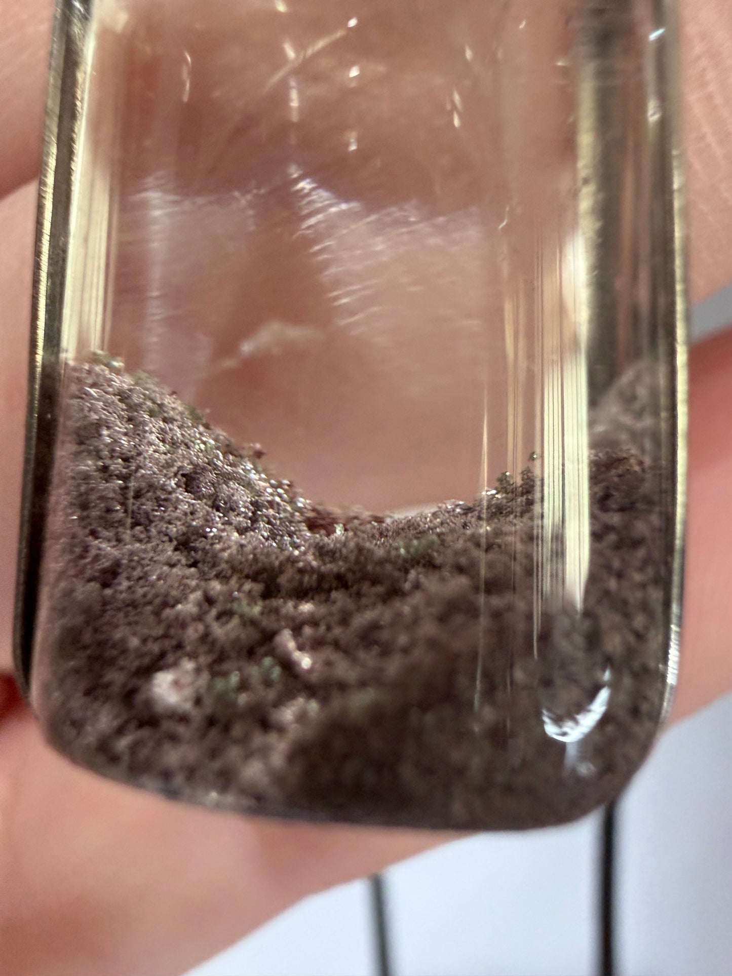 Garden Quartz (Lodolite) Pendant – Landscape Crystal with Cord (3.7cm)