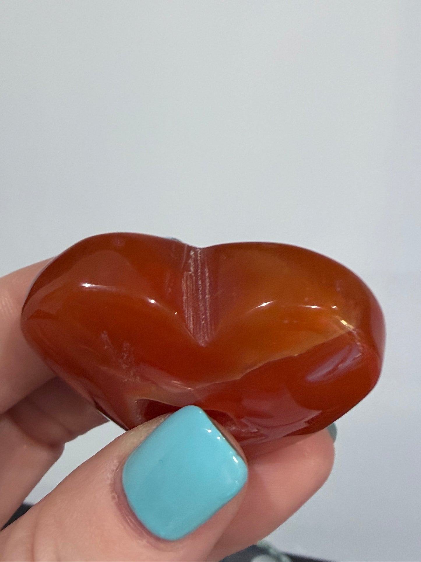 Carnelian Agate Geode Heart C -