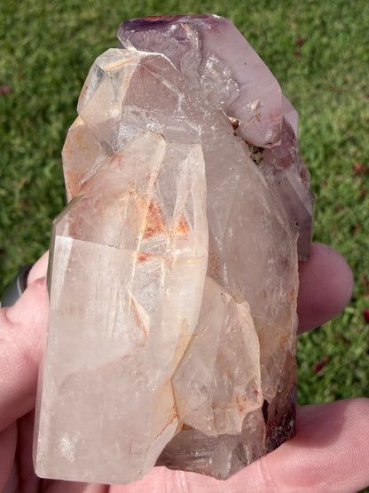 Large Included Amethyst Cluster Point– 215g | 8.5cm
