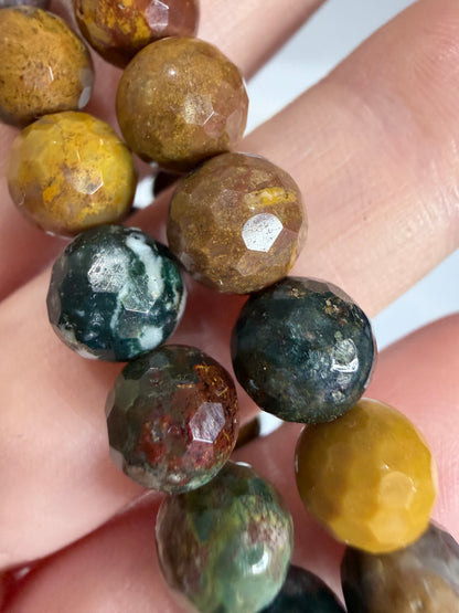 8mm Ocean Jasper Faceted Bracelet

Joy • Positivity • Emotional Healing