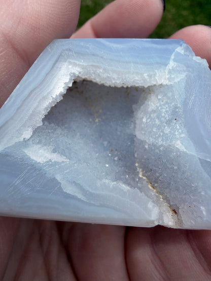 Blue Lace Agate Druzy Freeform – 82g