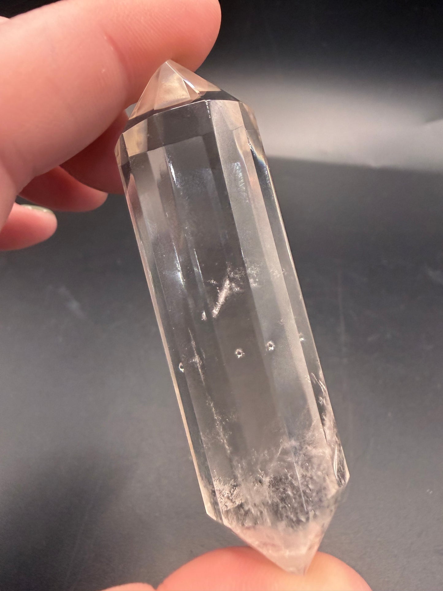 Clear Quartz Vogel Wand