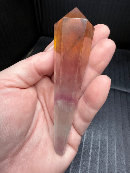 Candy Fluorite Wand on stand