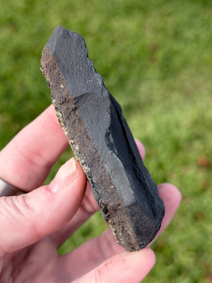 Natural Pyrite on Shungite Specimen – 174g
