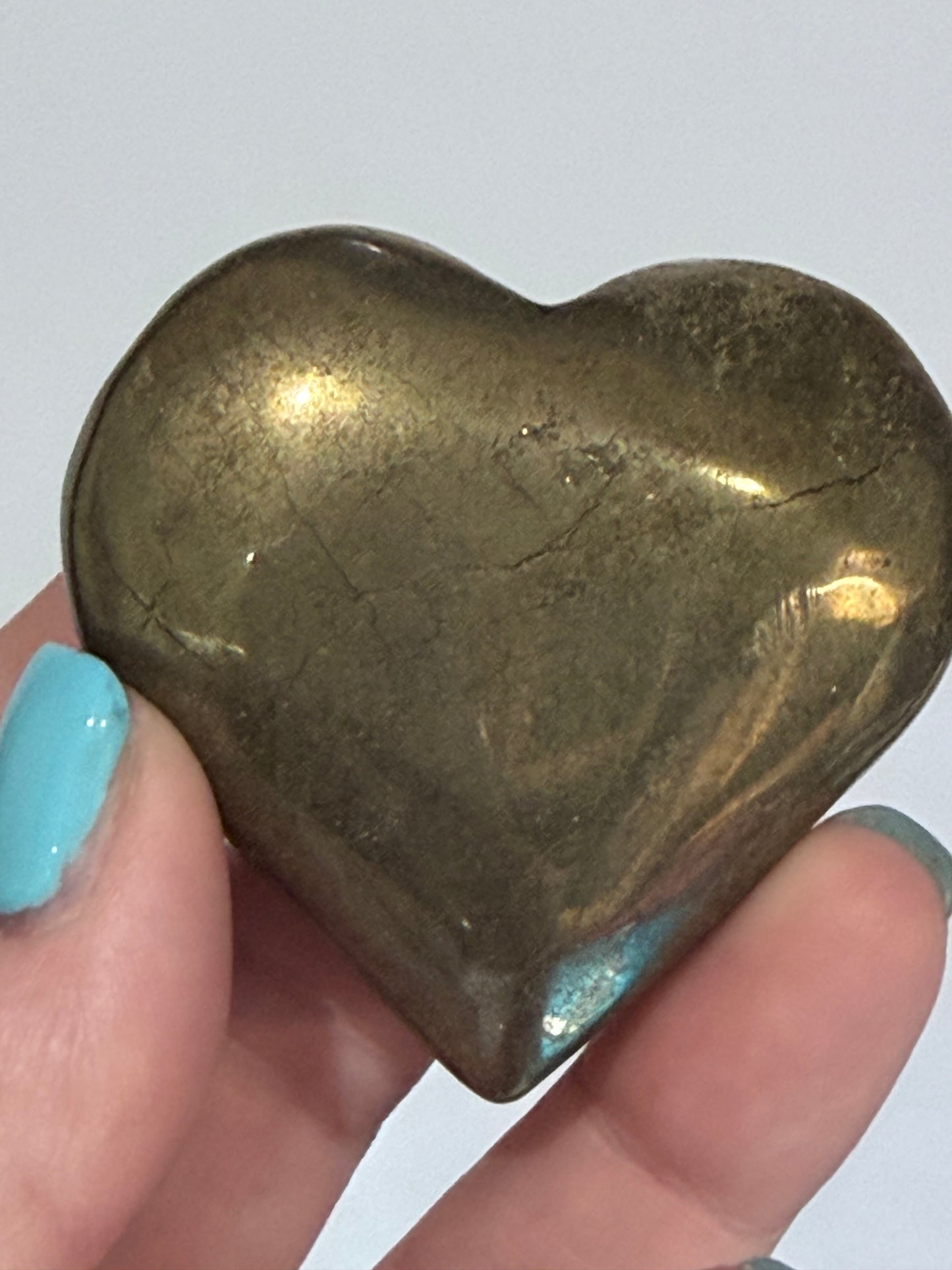 Pyrite Heart with Stand 5.6cm C