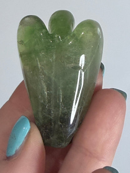 Green Fluorite Angel – 6cm A -