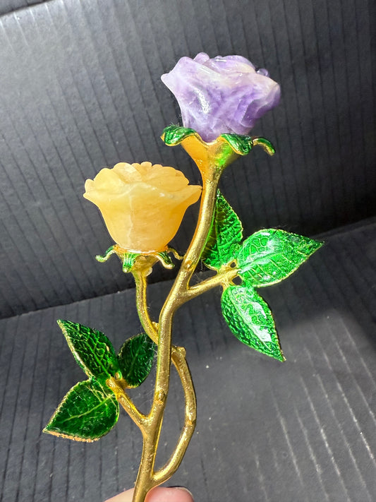 Double Stem Rose