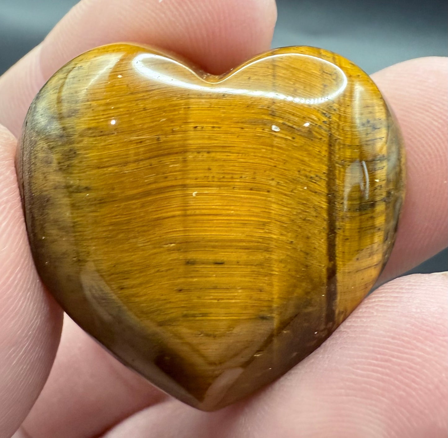 Tiger’s Eye Heart – 3 cm