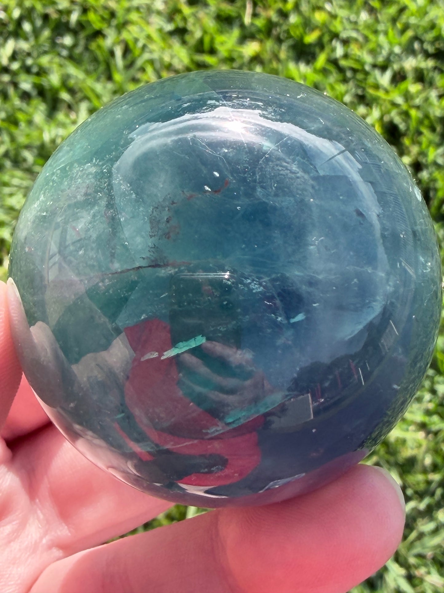 Blue Fluorite Sphere – 5.5cm | 274g