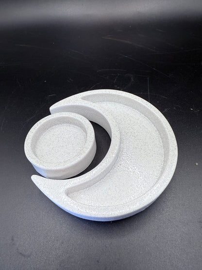 Moon 2 piece Sphere and Chips or tumble Holders