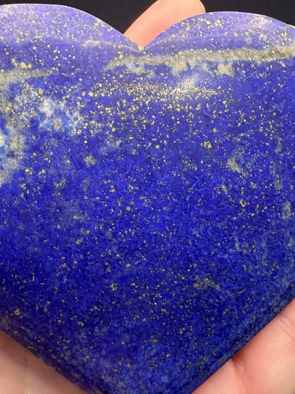 Large Lapis Lazuli Heart with Stand