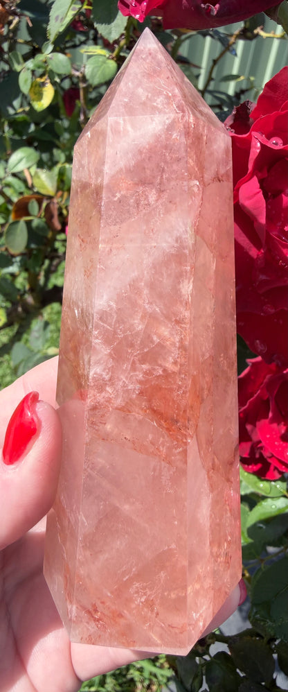 Fire Quartz Tower – 13cm | 355g