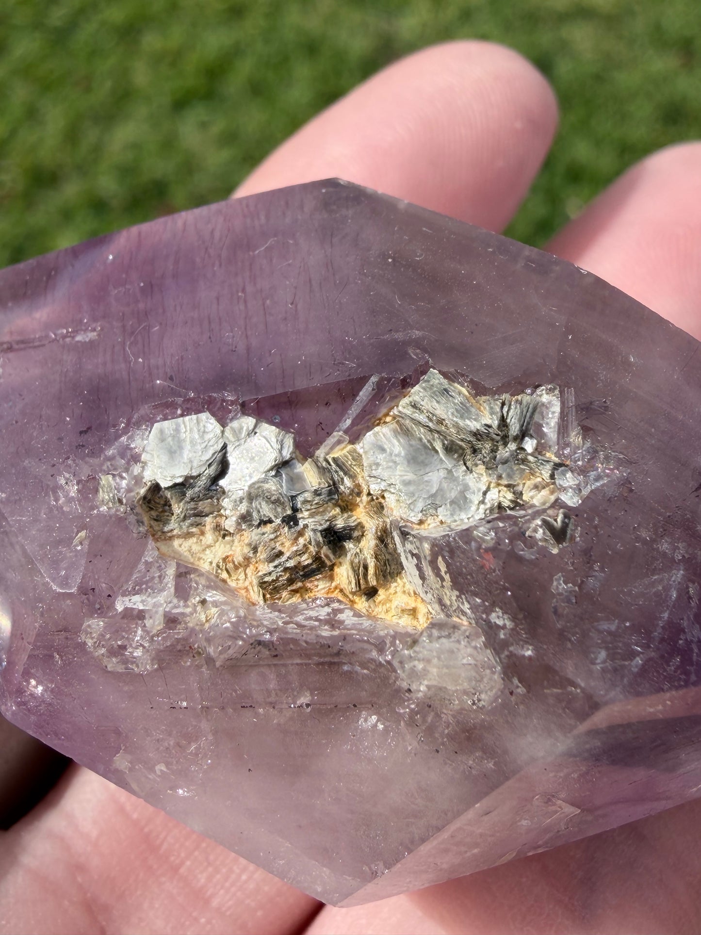 Included Amethyst Double Terminated Point Madagascar – 63g