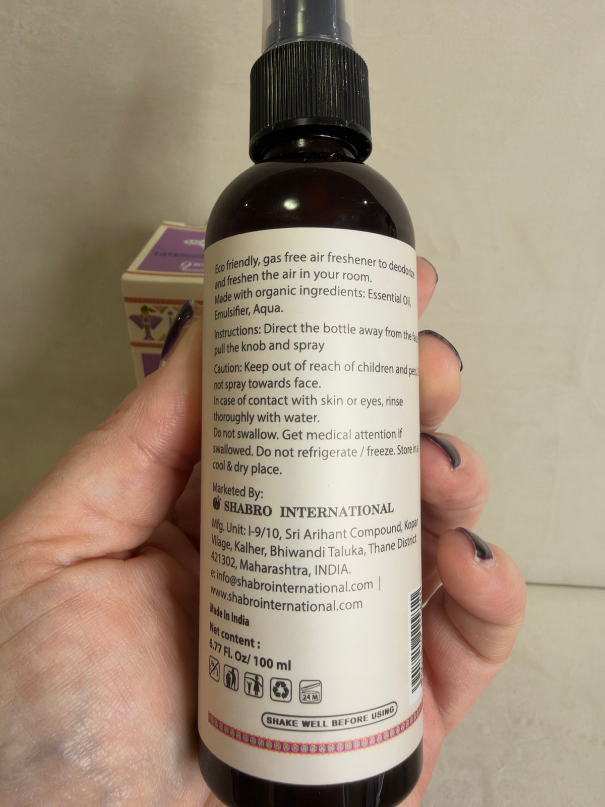 Sacred Elements Lavender & White Sage Grounding Room Spray – 100 mL