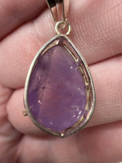 Amethyst Teardrop Pendant necklace