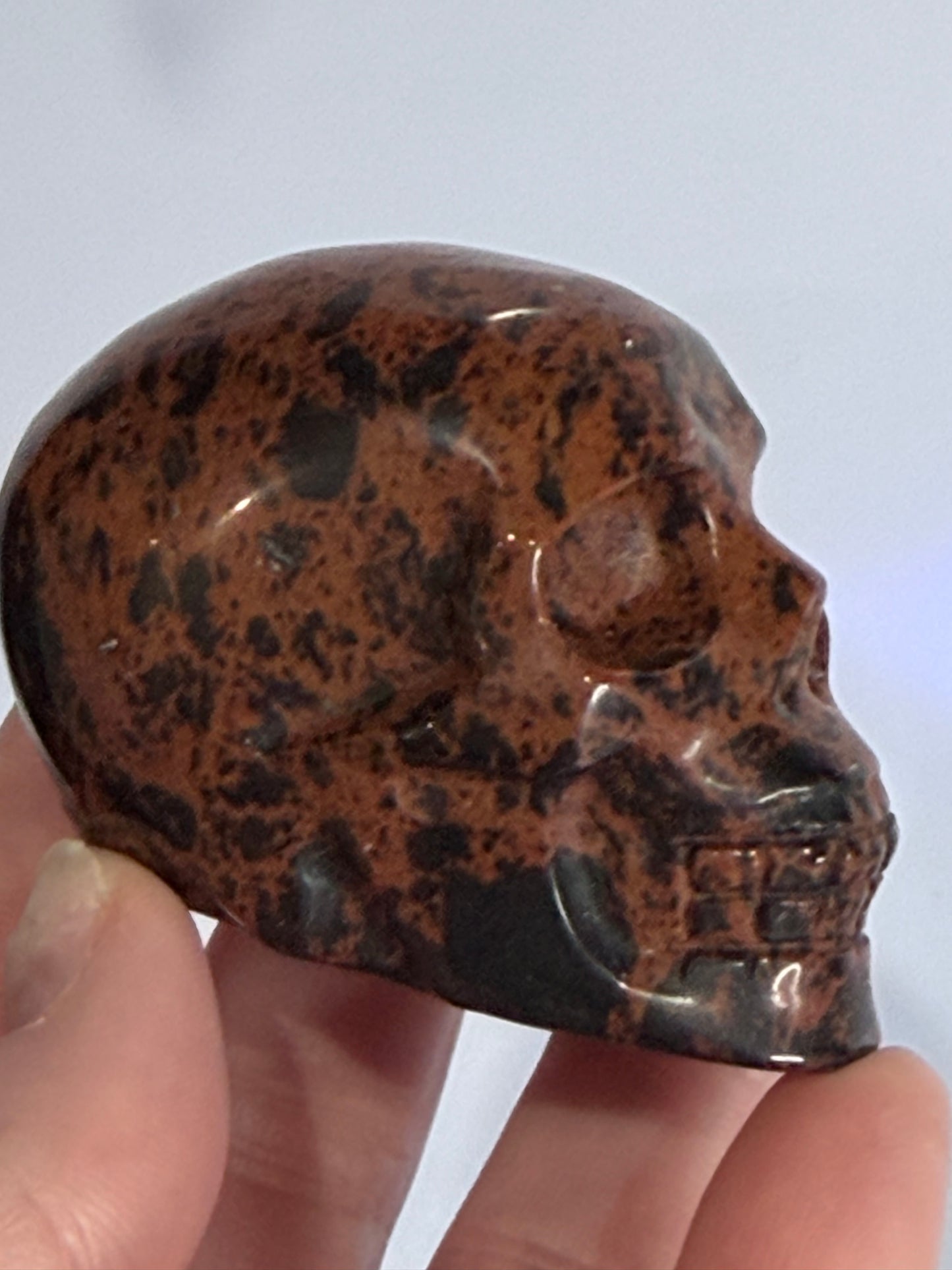 Mahogany Obsidian Crystal Skull – 6cm