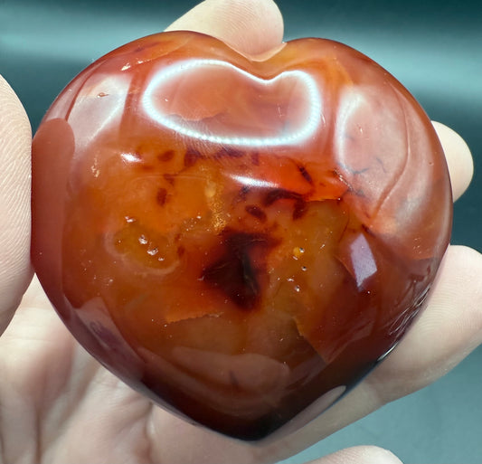 Carnelian Heart – 6cm