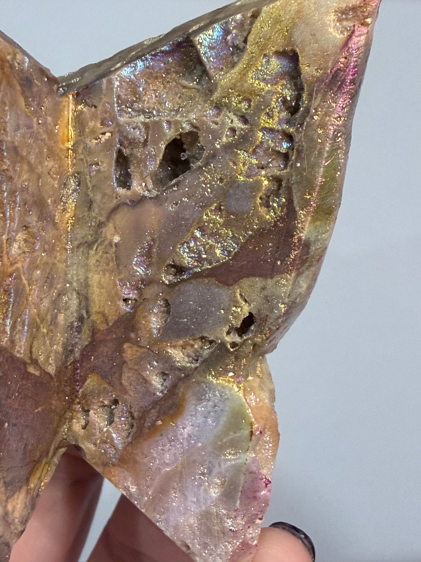 Aura-Coated Sphalerite Butterfly A