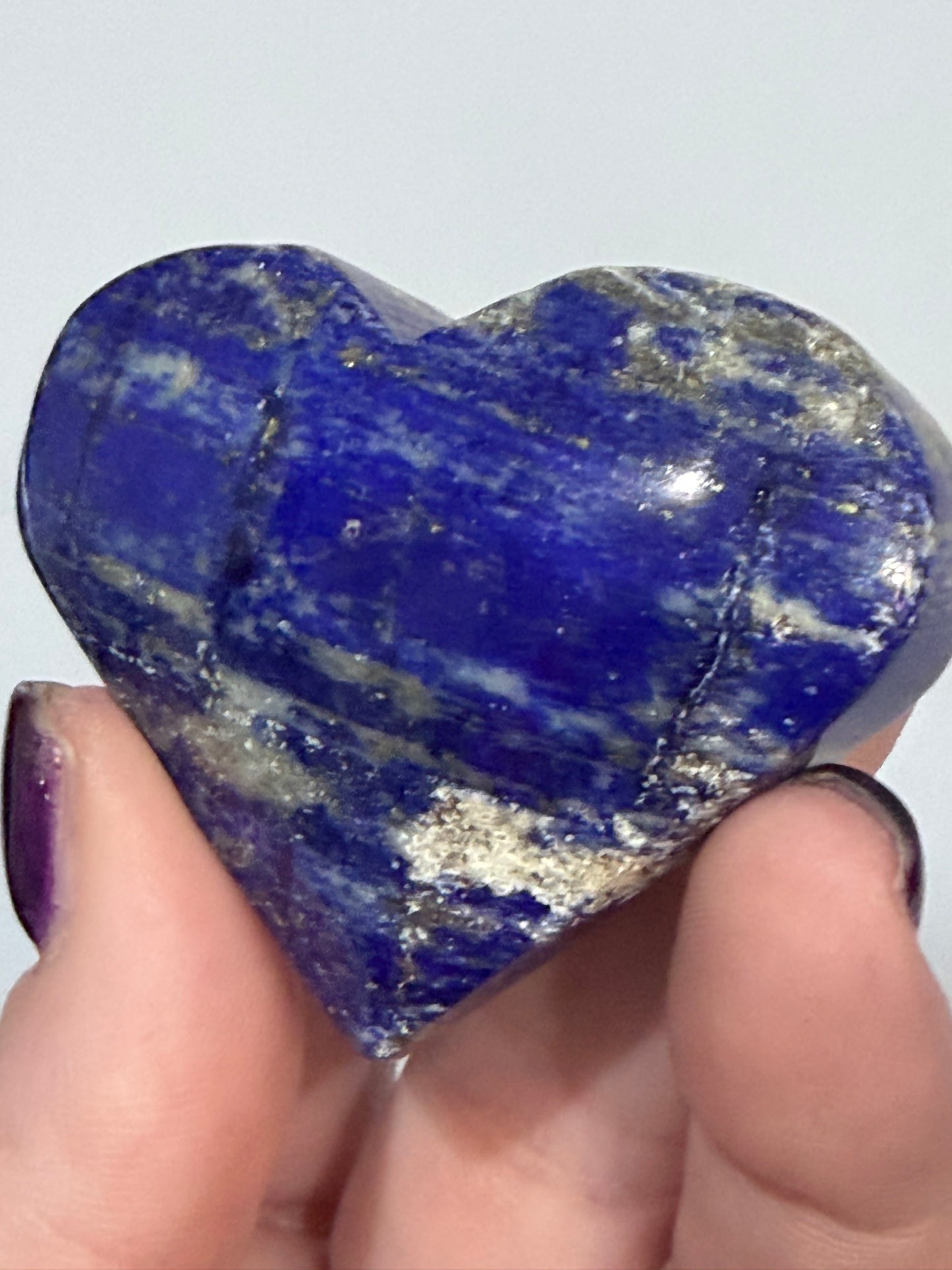 Lapis Lazuli Self-Standing Heart B