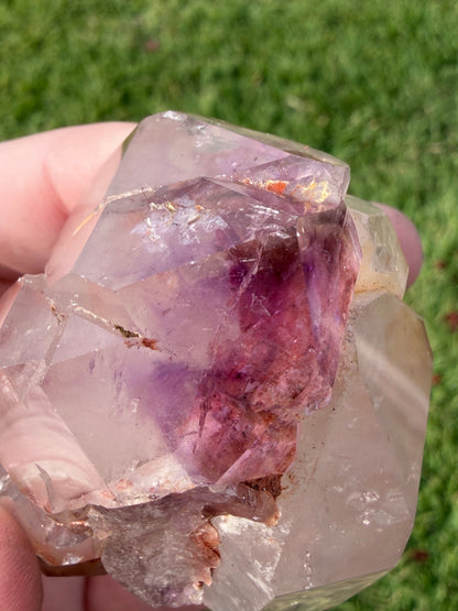 Large Included Amethyst Cluster Point– 215g | 8.5cm