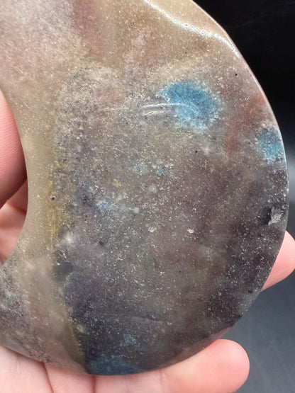 Trolleite Moon on Custom Stand