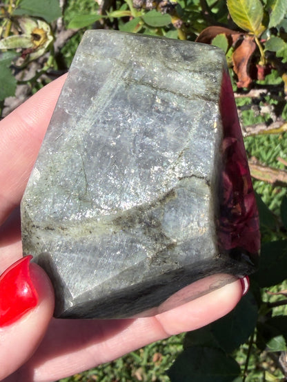 Labradorite Crystal Freeform – Copper Flash | 157g H