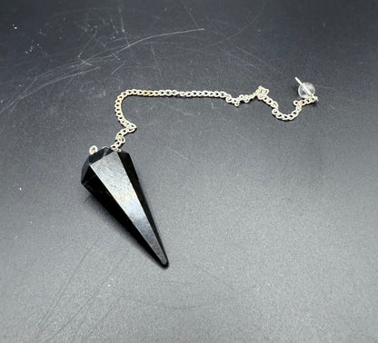 Shungite Pendulum – Protection • Grounding • Energy Clarity