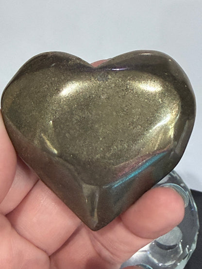 Pyrite Heart  5.8 cm A -