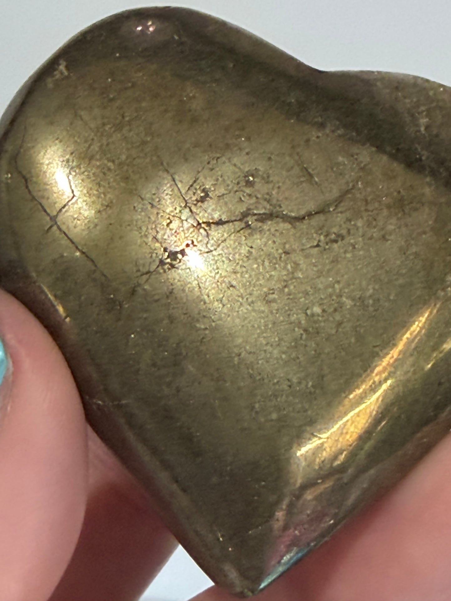 Pyrite Heart with Stand 5.6cm C